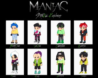 MANIAC Stray Kids Keychains