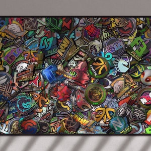 CS:GO sticker wallpaper 1366x768  Sticker bomb wallpaper, Go wallpaper,  Sticker bomb