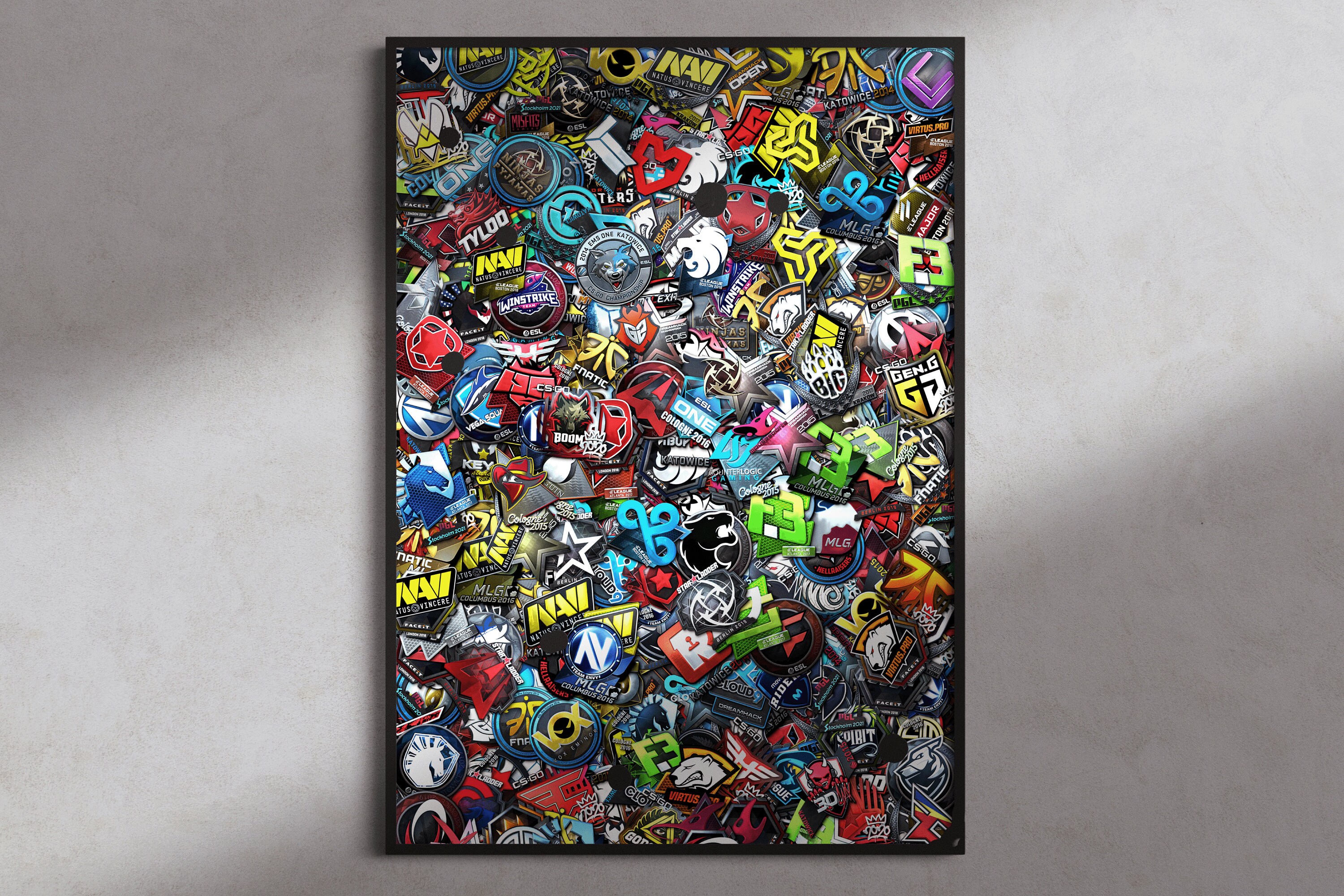 CS:GO sticker wallpaper 1366x768  Sticker bomb wallpaper, Go wallpaper,  Sticker bomb