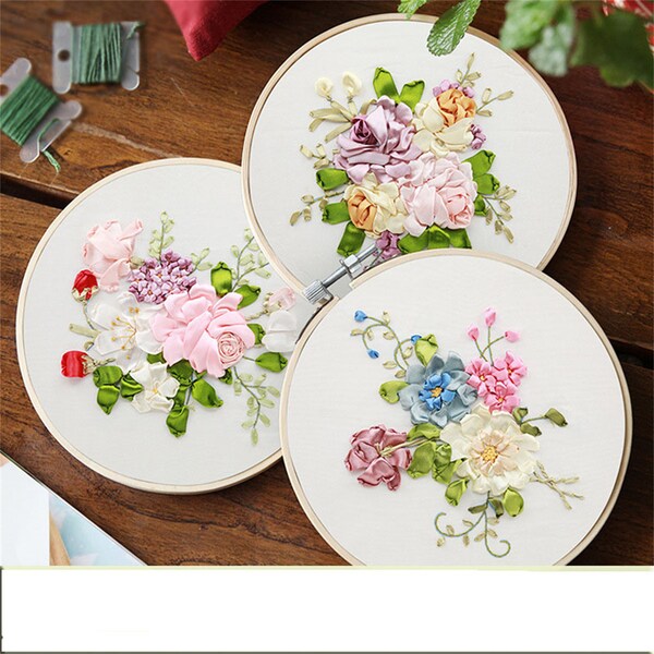 Silk Ribbon Embroidery Kits Etsy