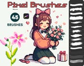 Procreate Pixel Brushes | 8-Bit & Pixel Art Brush Set for iPad | Game Design and Digital Painting Kit