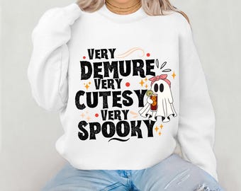 Very Demure Very Cutesy Very Spooky Png, Halloween sublimation Png, Spooky Demure Png, Very Demure Png, Spooky Png