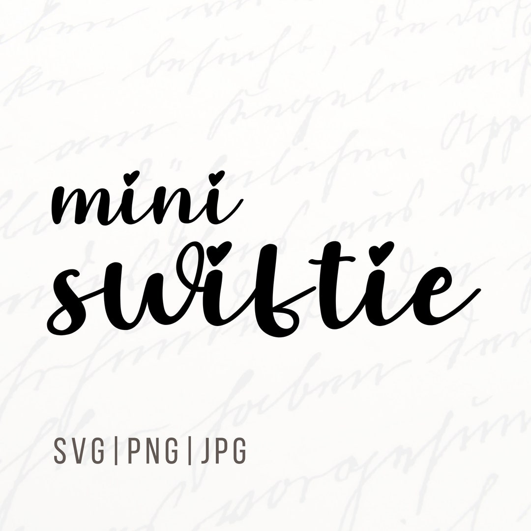 Mini Swiftie SVG PNG Digital Download Version Svg TS Tour - Etsy UK