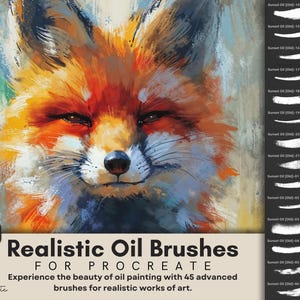 Procreate オイルペイントブラシセット - iPad アーティスト向けのリアルなインパスト、アクリル、抽象画キット