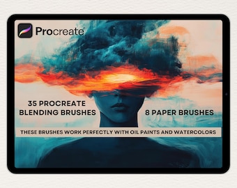 Procreate Blending Brushes Bundle: Smudge, Portrait, and Soft Shadow Blender Brush Set