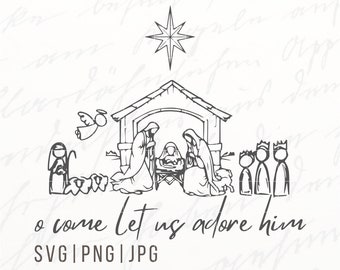 Christmas PNG, SVG, Christian Designs, Print on Demand Commercial Use Included