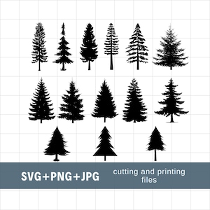 Forest Treeline Silhouette 3 - Openclipart