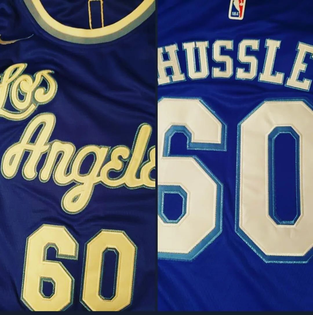 nipsey lakers jersey