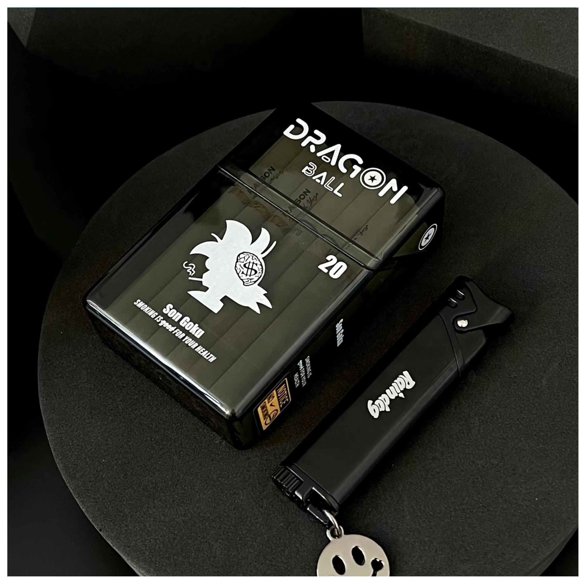 Transparent Cigarette Case , Fun Design Cigarette Box, Tobacco Case, Fits  Average Sized of Cigarettes or Any Tobacco You Roll Yourself
