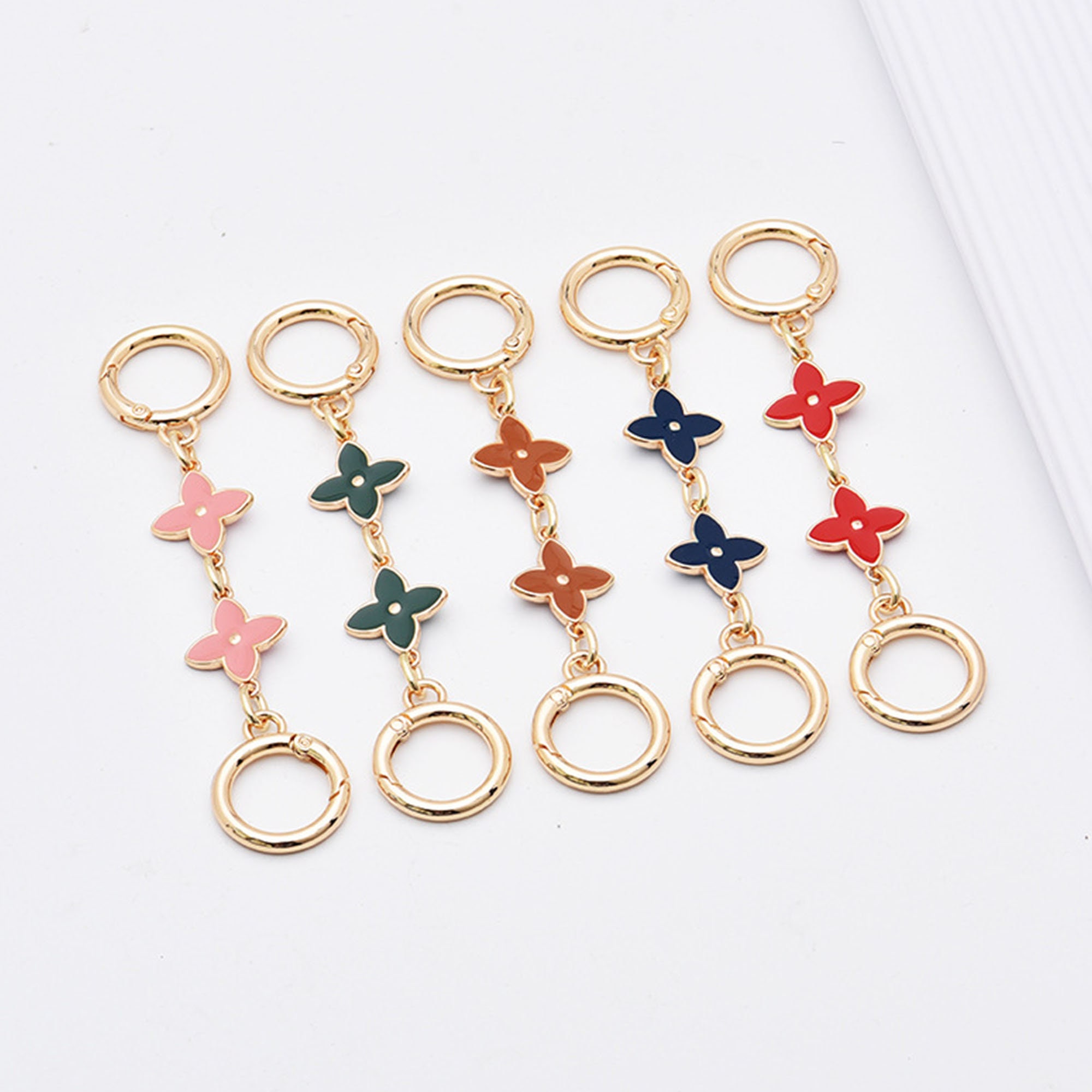 5 Colors Four-leafed Clover Purse Extension Chain One Shoulder