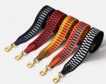 1.5'' wide 5 colors Replacement horizontal stripe bag Strap for Kelly, Evelyne, Picotin Bag Strap crossbag purse shoulder Strap Replacement