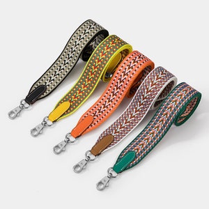 3,8cm breiter Taschengurt Ersatz Woven Gitarrengurt Handtasche Geldbörse Gurt Ersatz Schulter Taschengurt Crossbody Taschengurt Taschenzubehör