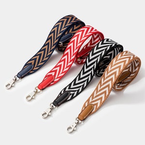4 Farben Crossbody Gurt für Geldbörsen Single Schulter Ersatzgurt Benutzerdefinierte Länge Gitarrengurte