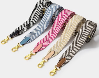 1.5'' wide Summer feeling bag strap Shoulder Bag Strap woven purse strap crossbody bag strap replacement guitar trap luggage strap