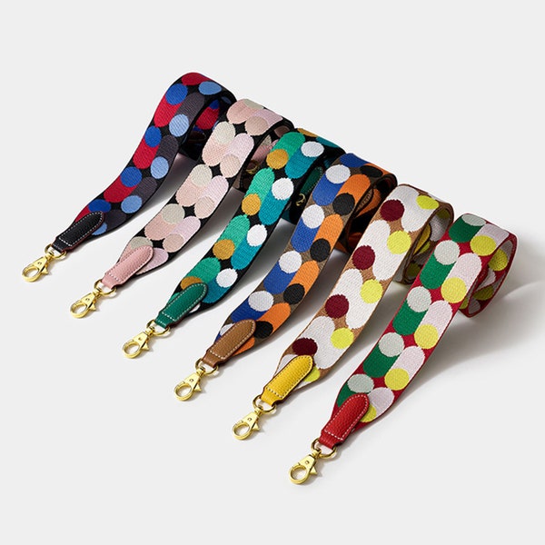 Neue Mode-Stil 2 '' breit 6 Farben Ersatz Bag Strap Designer Bag Strap Gurtband Crossbag Handtasche Gurt ein Schultergurt Ersatz