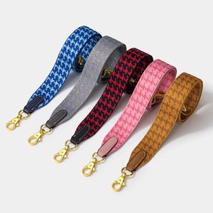 1,5 '' (3,8 cm) 5 Farben Crossbody-Tasche Strap Geldbörse Taschengurt einzelne Schulter Ersatztasche Strap Gitarre Handtasche Straps