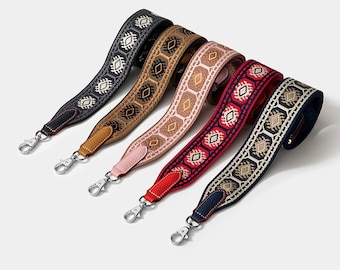 2'' wide 5 colors diamond embroidery Replacement Bag Strap for Kelly, Evelyne, Picotin, Herbag, Bolide, Jypsiere  crossbag shoulder Strap