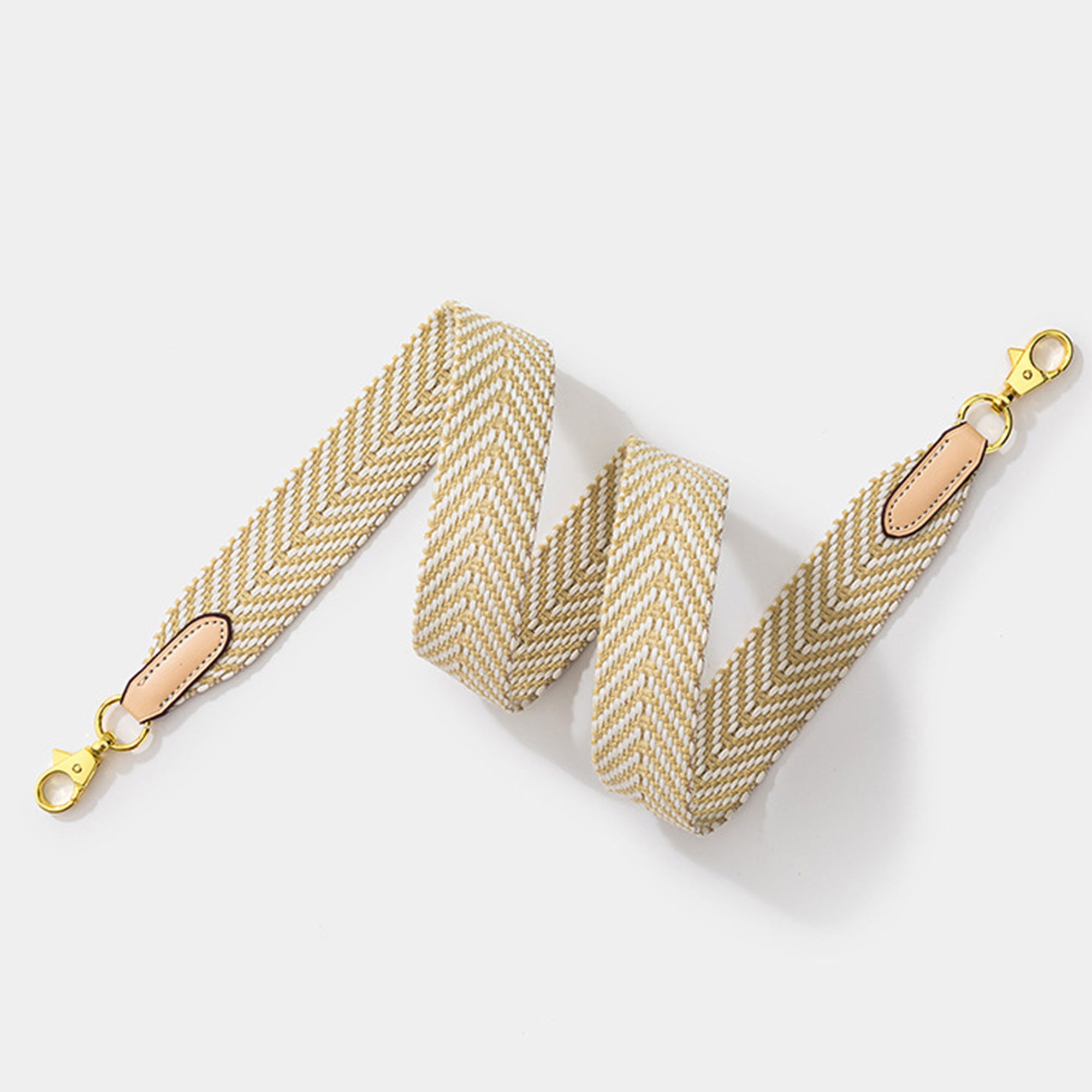 Summer Beige Statement Skinny Replacement Shoulder Bag Strap