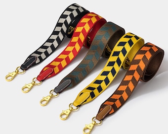 Square pattern contrast color Replacement bag Strap  Kelly, Evelyne, Picotin, Herbag, Bolide, Jypsiere Bag Strap crossbag shoulder Strap