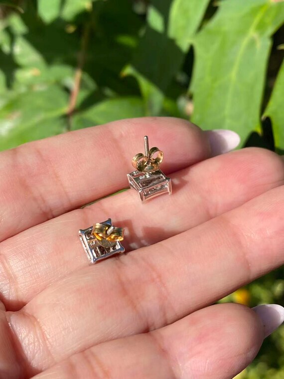 Nike 14k Gold Earring Supreme X Nike Earrings Small Single Stone