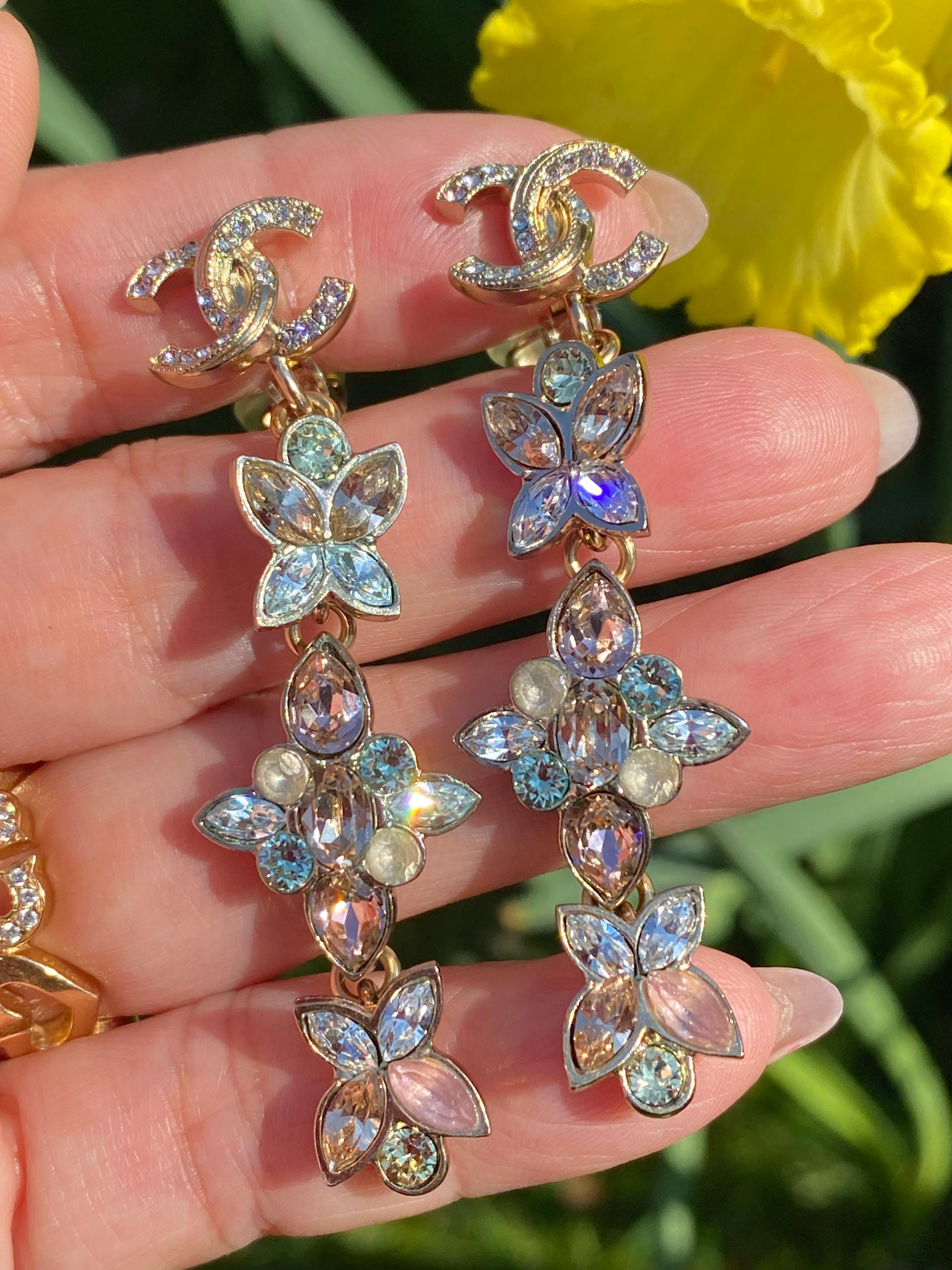 【CHANEL】Chanel vintage ear clip★イヤリング Chanel Earring Clip On - Etsy