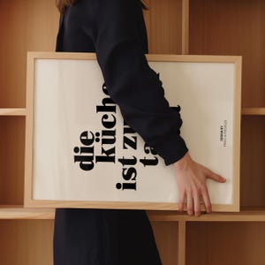 Die Küche ist zum Tanzen da Print – Typographie Poster für Küche image 4