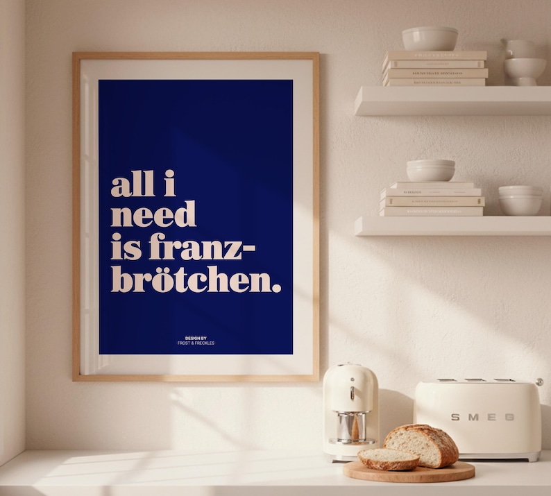 All I Need Is Franzbrötchen Poster – Lustiges Küchenposter image 4