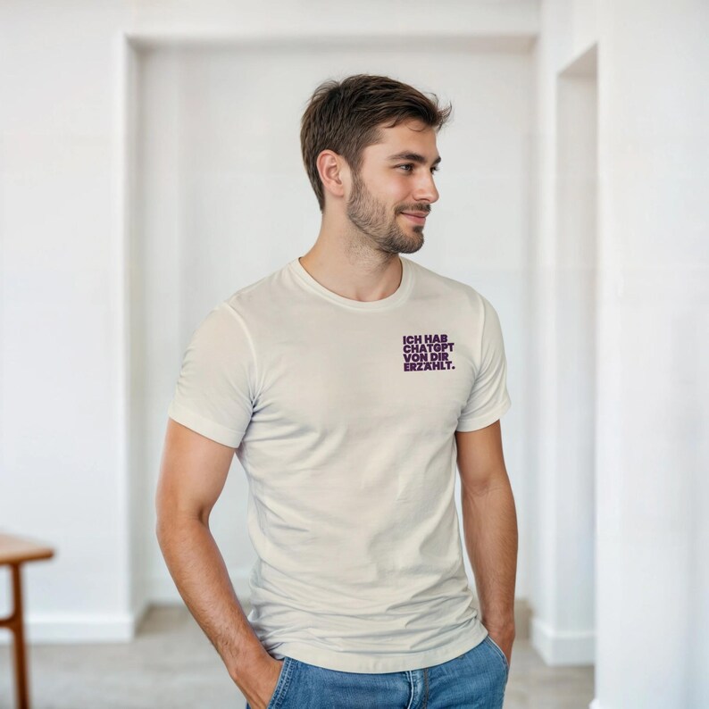 Lustiges Camiseta unisex / Witziges Oversize Hipster Shirt / Minimalistisches Geschenk für Situationship & Valentinstag imagen 5