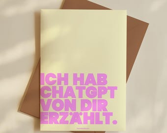 Lustige Liebeskarte (A6 Postkarte) | Valentinstagskarte | Karte für Jahrestag Weihnachten