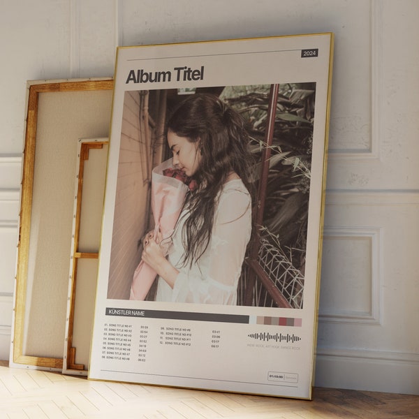 Personalisiertes Album Poster, Personalisiertes Musik Poster, Persönliches Geschenk, Custom Album Cover Print, Personalisiertes Geschenk