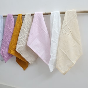 Cotton Solid napkins wedding cloth napkins reusable wedding table decoration hand dyed cloth napkins wholesale farmhouse party event table