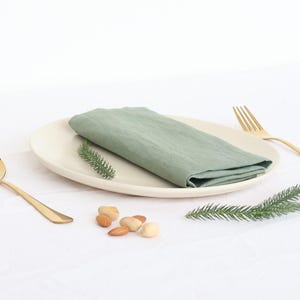 Confezione da 100 tovaglioli verde salvia, set di tovaglioli di cotone, tovaglioli di stoffa lavabili, tovaglioli per matrimonio, tovaglioli di cotone, tovaglioli fatti a mano, tovaglioli lavabili