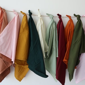 Cotton dinner napkins wedding cloth napkins reusable wedding table decor hand dyed cloth napkins bulk farmhouse party event table setting