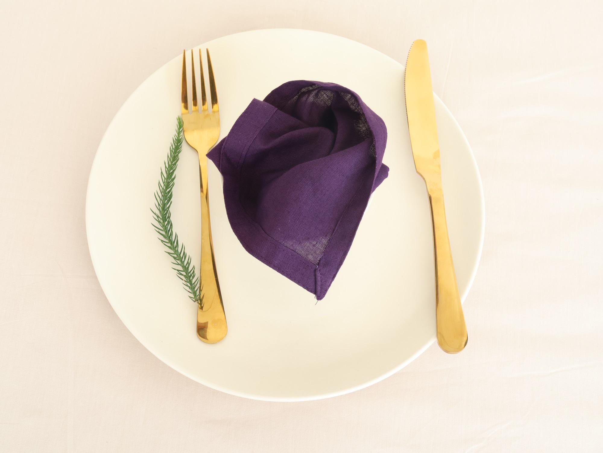 IHR Servietten Textil-touch, 60 Stück – 40x40 Cm, Lila, Dreilagig & Sauerstoffgebleicht
