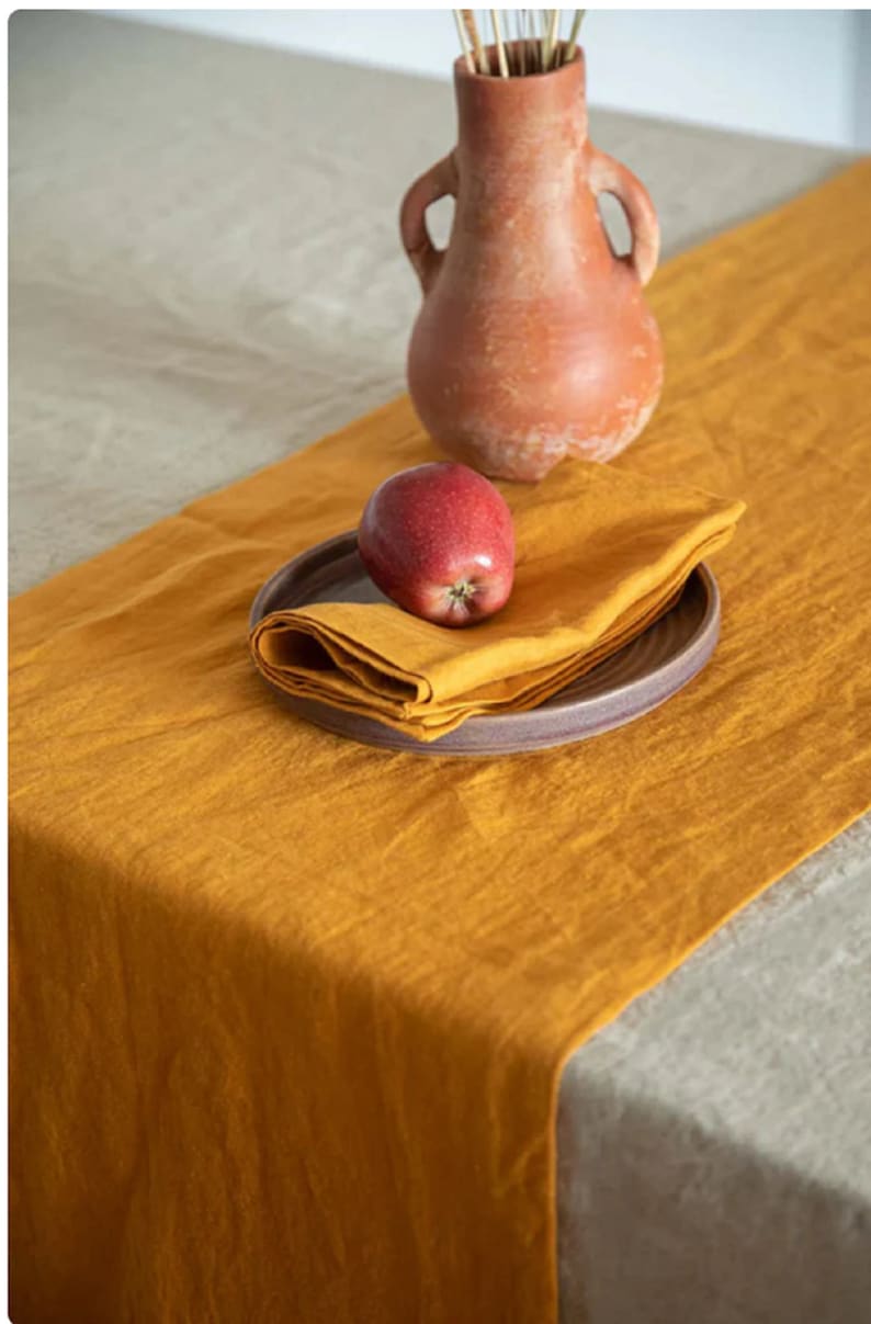 200 Pack Yellow Mustard Napkin, Cotton Napkins, Handmade Napkin