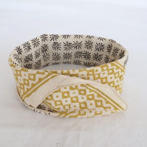 Handblock Paisley Bandana Schal: 100% Baumwolle, mit natürlichen Farben gefärbt