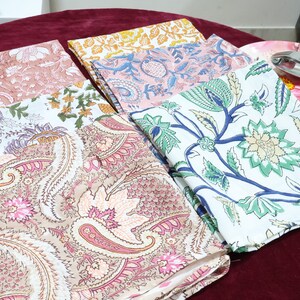Hand Block Printed Napkin, Cotton napkins, Kitchen Napkin, Assorted Washable Napkins Wedding Cotton Party Napkins Stonewashed Wedding Napkin