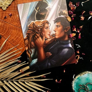 Feysand - Feyre and Rhysand Print, Officially Licensed Art from ACOTAR by Sarah J Maas