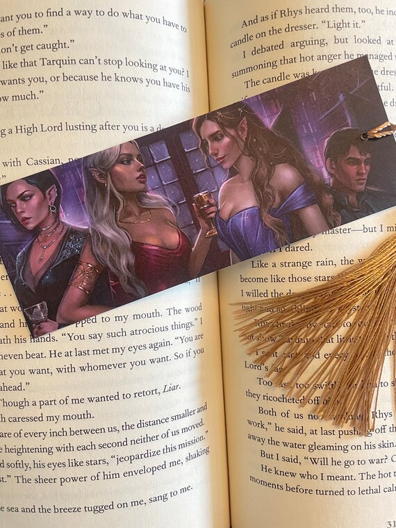 The Inner Circle Bookmark Een hof van vorst en sterrenlicht Sarah J Maas Officieel gelicentieerde kunst. ACOTAR Etsy Belgie