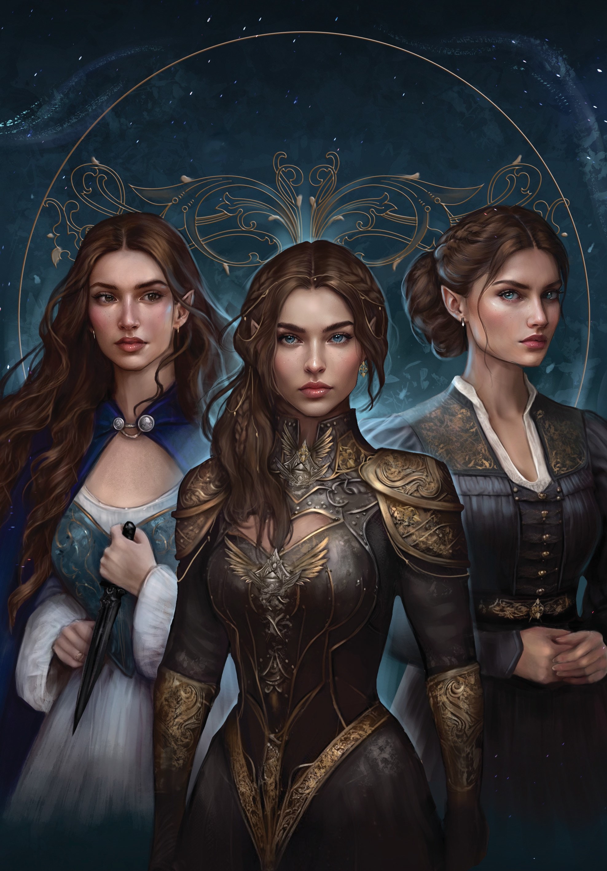 ACOWAR Elain Archeron, Feyre Archeron and Nesta Archeron A5 Print ACOTAR by  Sarah J Maas - Etsy Sweden