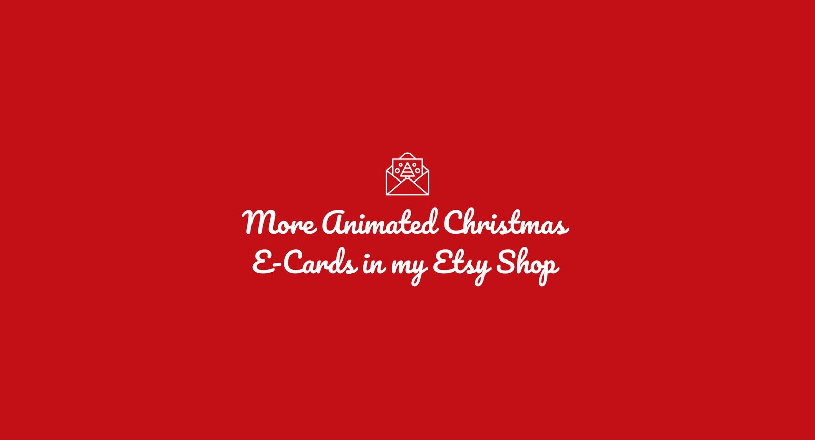Animated Christmas Ecard Animated Digital Christmas Card Etsy