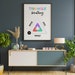 Calming Down Corner, Triangle Breathing Poster, Printable Decor for ...