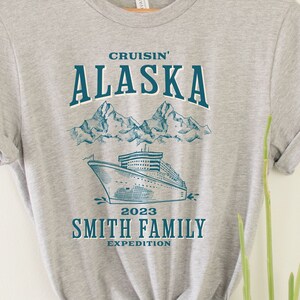 Alaska Cruise Shirt Personalized Alaska Vacation Shirt Alaska Sweatshirt Alaska Family Trip Crewneck Custom Family Cruise Shirt Cruise Squad