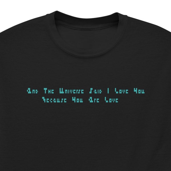 The Universe Said I Love You Because You Are Love Etsy