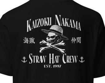 Straw Hat Gang "Kaizoku Nakama" One Piece T-Shirt