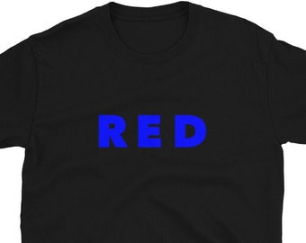 Camiseta Vermelho é Azul