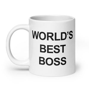 World&#39;s Best Boss Mug