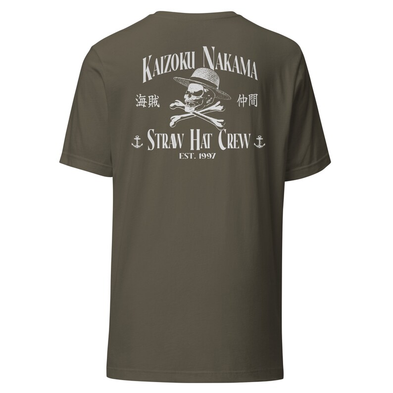 Straw Hat Gang "Kaizoku Nakama" One Piece T-Shirt