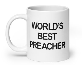 World's Best Preacher Mug