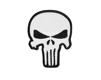 Punisher Skull Patch gesticktes Abzeichen